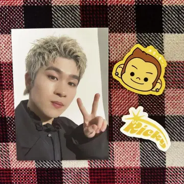 오쿠다 리키야 포토 카드 (시크릿) & 스티커 세트