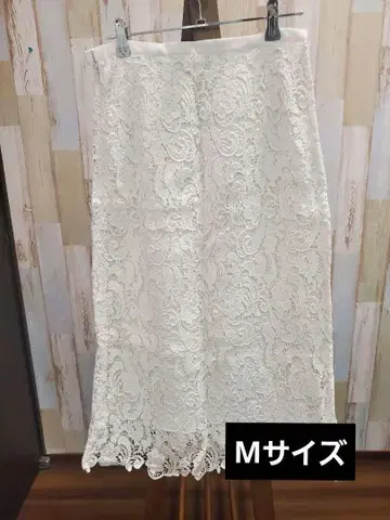 AZUL BY MOUSSY 화이트 타이트 스커트