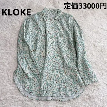 KLOKE 클로크 호주 꽃무늬 셔츠 정가 33000엔 넉넉한 사이즈