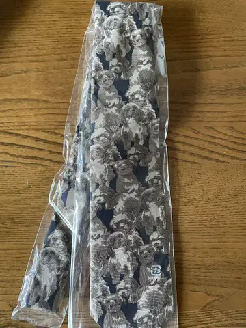 PET SHOP 토이 푸들 패턴 넥타이 박스 포함