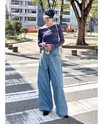 ungrid 볼륨 루즈 데님 미사용 택 포함