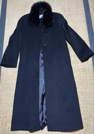 SURELLE JUILLET 블랙 롱 코트
