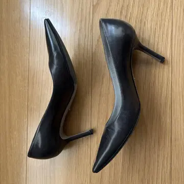 Sergio Rossi 다크 그레이 하이힐
