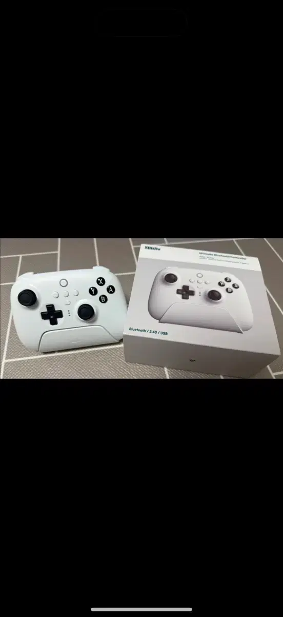 8BitDo Ultimate Controller White (Gamepad, for Nintendo)
