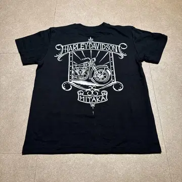 Harley Davidson 미타카 반팔 티셔츠 블랙 바이크 S
