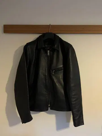 Vanson Leathers 블랙 싱글 라이더 자켓 사이즈 38