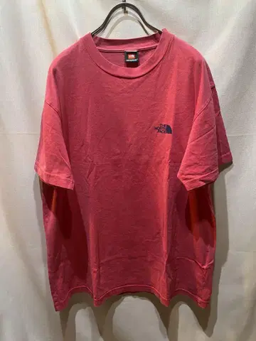 THE NORTH FACE 핑크 티셔츠
