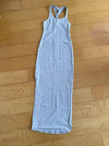 Lululemon 그레이 슬리브리스 롱 원피스 S