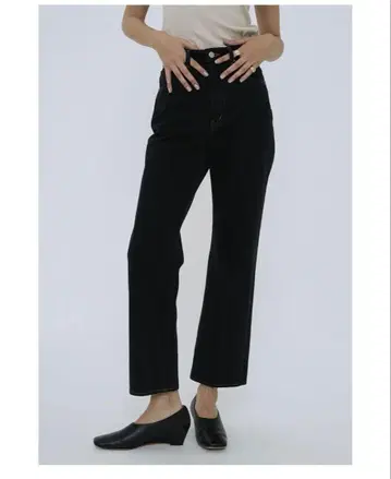 CLANE RING DENIM PANTS 블랙