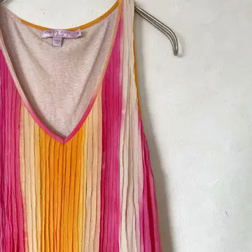 Calypso St. Barth 멀티 컬러 거즈 드레스 인도산