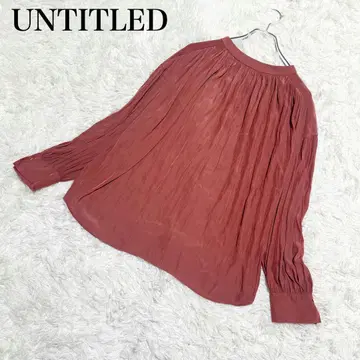 24AW 모델 언타이틀 에어 플로우 데신 개더 블라우스 드레이프감 소재