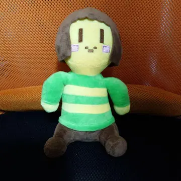 언더테일 캐릭터 인간 여자 봉제 인형 23cm