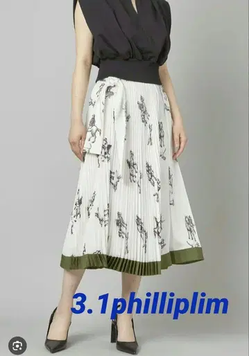 3.1philliplim 쓰리 원 필립 림 플리츠 스커트 말