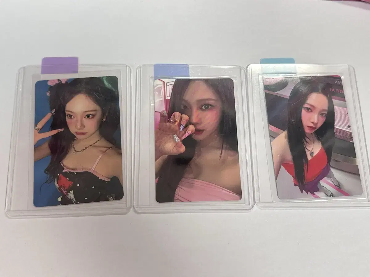 에스파 핫메스 hot mess 일본 포카 일괄 앨포 카리나 닝닝