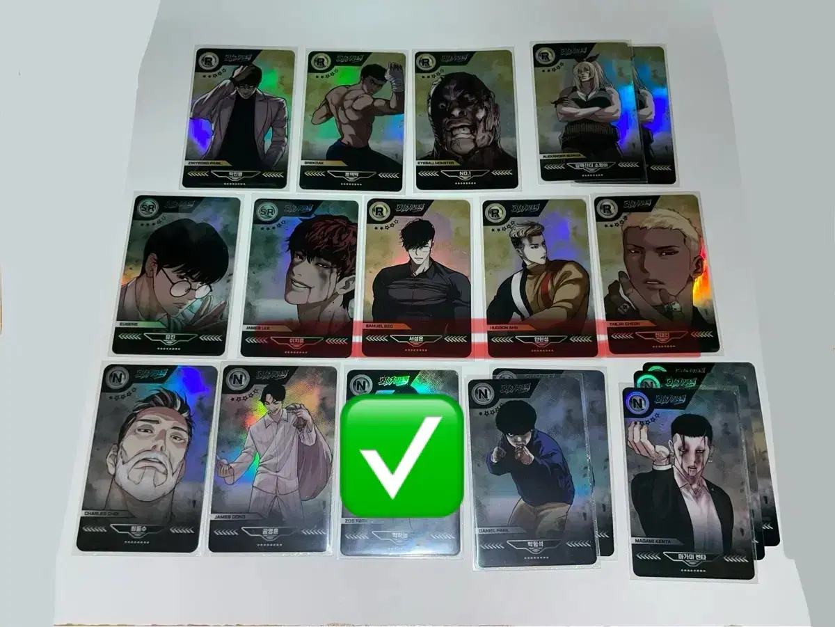 Lookism Pop-up Store Character Card