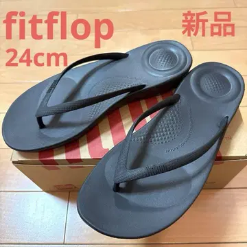 새상품 핏플랍 핏플랍 플립플랍 블랙 US7/24cm