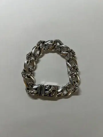 실버 체인 팔찌 약 18.5cm