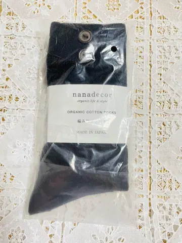 nanadecor 오가닉 코튼 삭스 일본제