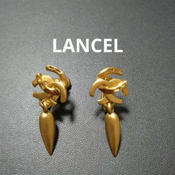 LANCEL 란셀 귀찌 호스 슈 매트 골드 스윙