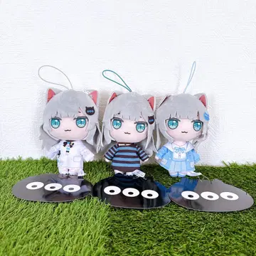 택 포함 미사용 새상품 Nachoneko 봉제 인형 (총 3종)