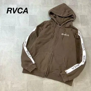 RVCA 루카 사이드 로고 테이프 후드티
