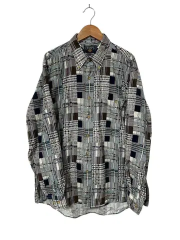 90s CHAPS Ralph Lauren 패치워크 셔츠