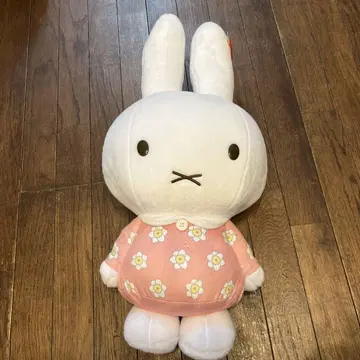 미피 빅 봉제 인형 꽃무늬