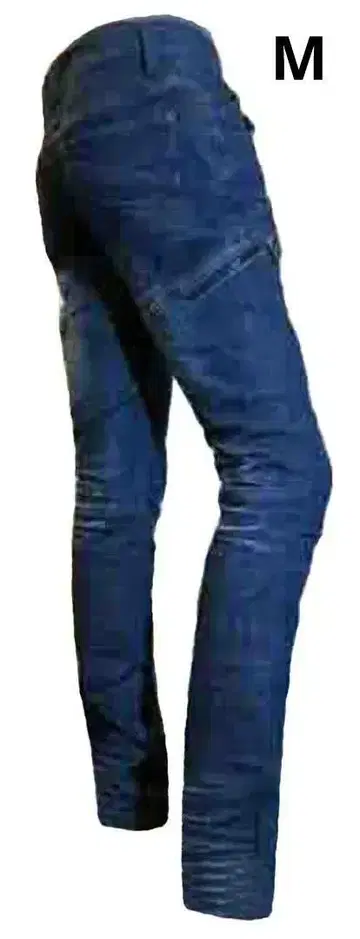 M 스키니 팬츠 스트레치 데님 카고 부시 변형 지퍼