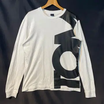 TOMMY 오버 프린트 양면 디자인 NY CITY 긴팔 티셔츠 타미힐피거