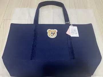 빅 사이즈 러브러리 바이 페이러 올드 테디 와펜 토트백 네이비