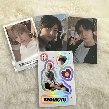 TXT MEMORIES MYSTIC 봄규 트레이딩 카드 스티커 세트