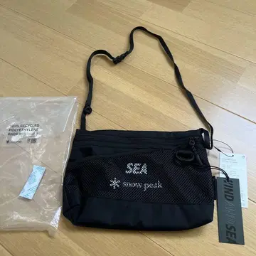 스노우피크 WIND&SEA 새상품 콜라보 사코슈 블랙