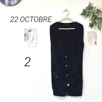 9169 22 OCTOBRE 긴팔 롱 가디건 사이즈 2 스팽글