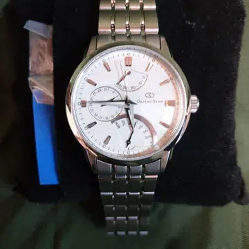 Orient Star 오토매틱 손목시계 화이트 다이얼