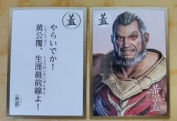 삼국무쌍 8 영걸 카르타 노랑 덮개