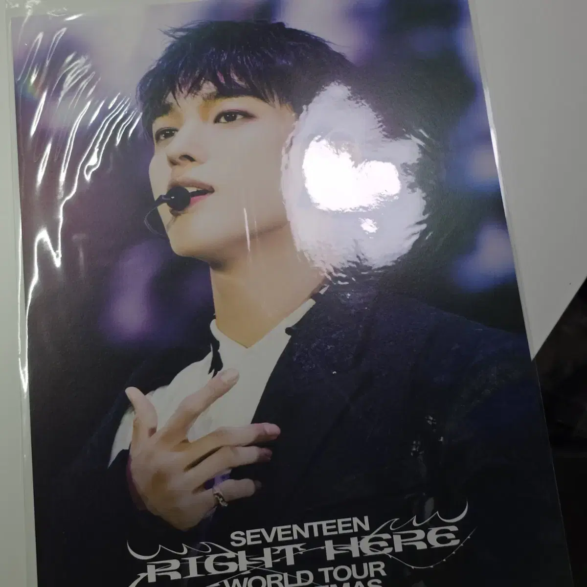 세븐틴 도겸 라잇히어 시네마 cgv 특전 포스터