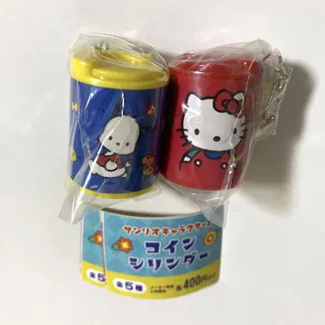 가챠 산리오 코인 실린더 헬로키티 포차코 2개 세트