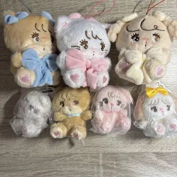 mikko characters 봉제 인형 마스코트 세트