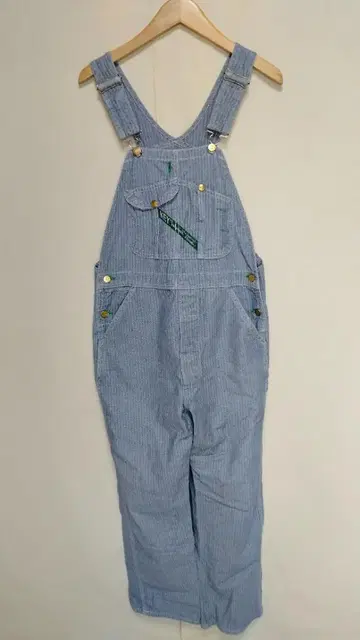 빈티지 KEY 헤링본 무늬 데님 오버롤 MADE IN USA W32