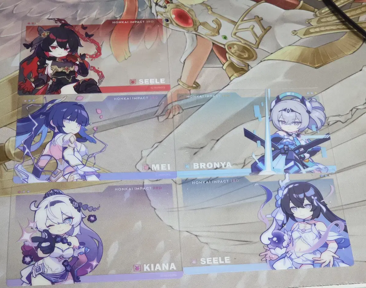 Honkai Impact 3rd Transparent Photocard 5 Types Bulk