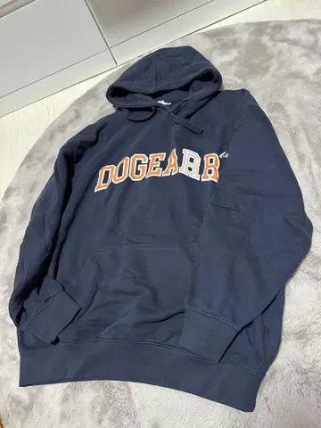 Dogearr 네이비 후드 부착 후드티 XL