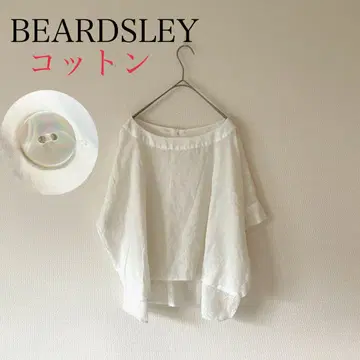 BEARDSLEY 비어즐리 코튼 반팔 상의 화이트 레이스