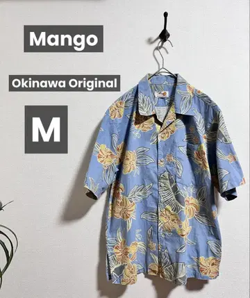 Mango 알로하 셔츠 Okinawa Original M 일본제