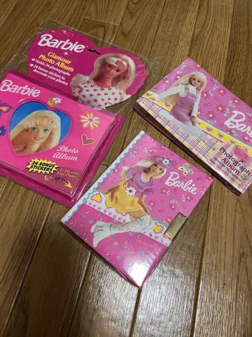 Barbie 사진 앨범 3종 세트 바비 수첩 노트 문구 해외