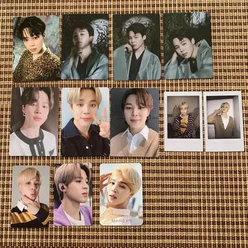 BTS JIMIN 지민 트레이딩 카드 세트 사진 포함