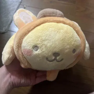 봉제 인형 모자 포함 크림색
