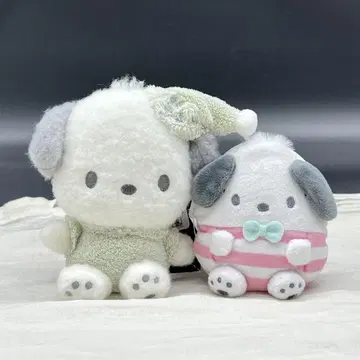 포차코 마스코트 키체인 집 파자마 지퍼 코인 지갑