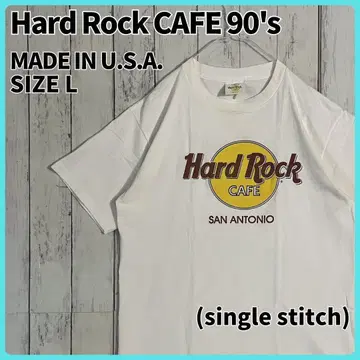 Hard Rock CAFE 티셔츠 90년대 미국제 L[TT0069]