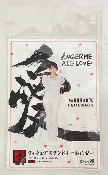 안주루무 BIG LOVE 타메나가 시온 피규어 스탠드 키링 FSK1/20