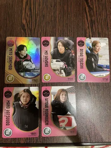 경정 카드 5장 세트